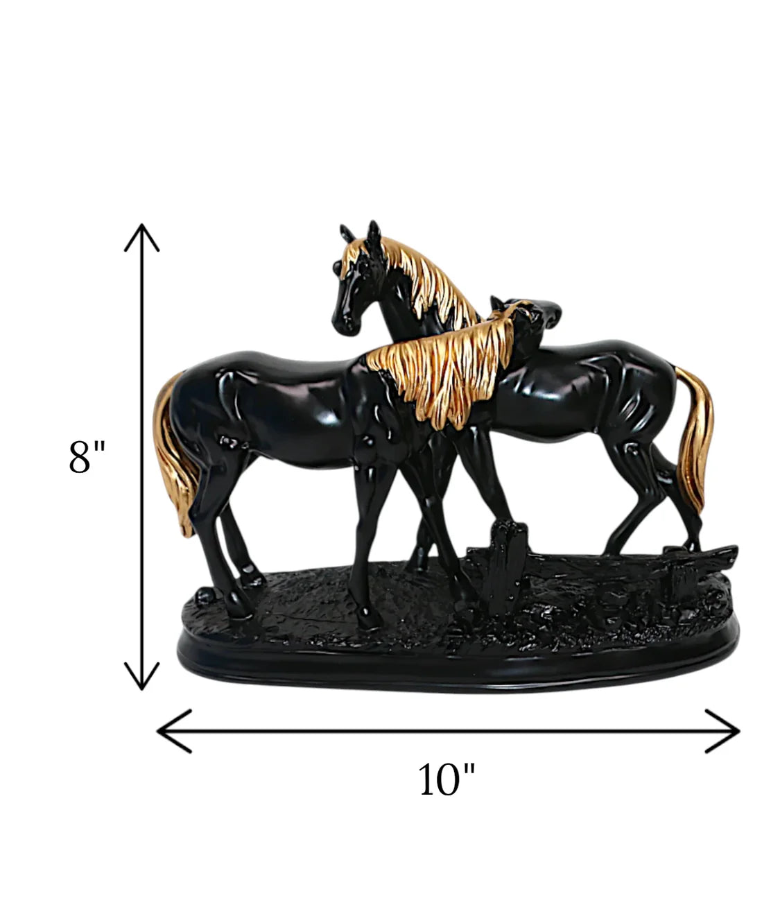 Buy antique black horse statue online
Elegant single horse showpiece with price
Modern luxury table decor items Pakistan
Premium quality resin black horse with gold mane
Unique black stallion decoration pieces Pakistan
High-quality imported China horse figurine
Buy stylish animal statues for office table
Luxury lifestyle shelf display items cash on delivery
Black royal horse desk ornament Pakistan
Beautiful abstract horse sculpture with stable base
High quality black golden horse showpiece china
U