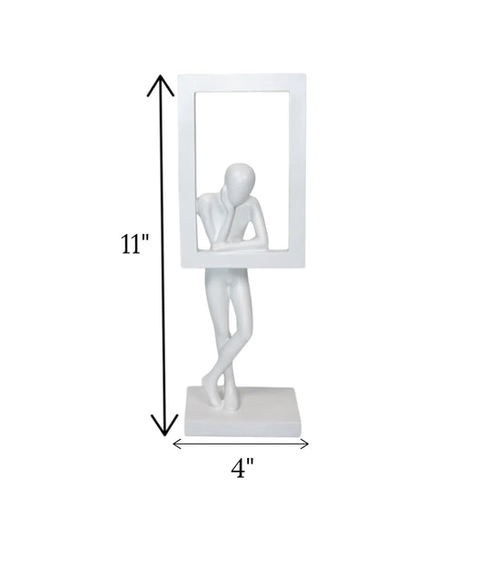 Buy standing man rectangle statue online Pakistan
Elegant white abstract man figurine with price
Modern luxury table decor items Pakistan
Premium quality matte white geometric frame sculpture
Unique human inside box decoration pieces Pakistan
High-quality imported China minimalist showpiece
Buy stylish abstract statues for entryway console
Luxury lifestyle shelf display items cash on delivery
Standing figurine in white frame desk ornament Pakistan
Beautiful detailed conceptual art sculpture with st