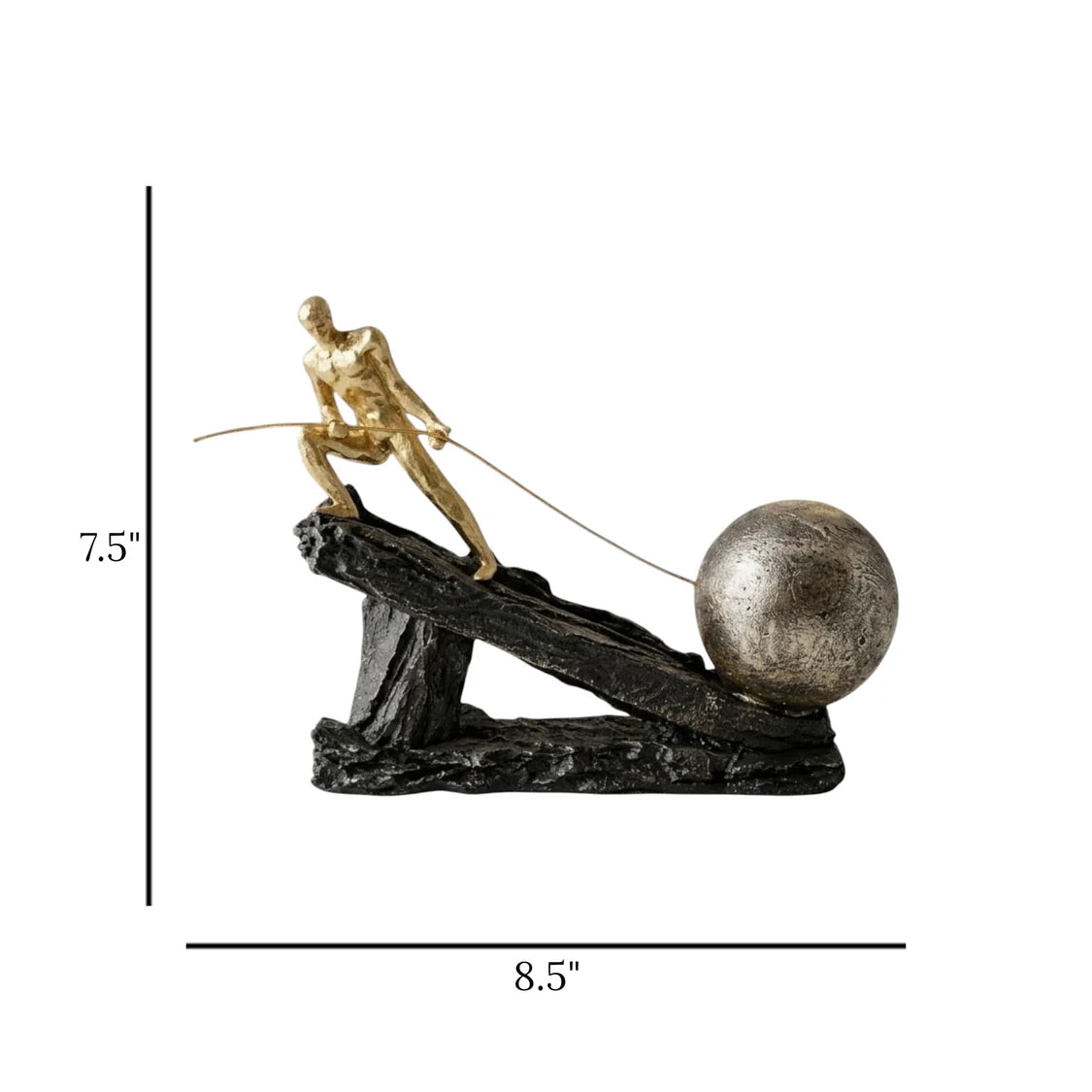 Buy men pulling ball statue online Pakistan
Elegant action pulling sphere figurine with price
Modern luxury table decor items Pakistan
Premium quality resin black gold collaboration sculpture
Unique motivational office decoration pieces Pakistan
High-quality imported China pulling man showpiece
Buy stylish corporate statues for boss executive table
Luxury lifestyle shelf display items cash on delivery
Black royal team pulling ball desk ornament Pakistan
Beautiful detailed architectural sculpture wi