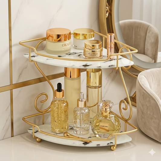 Iron Art Nordic Style Bathroom Rack Lipstick Perfume Cosmetic Skin Care Product