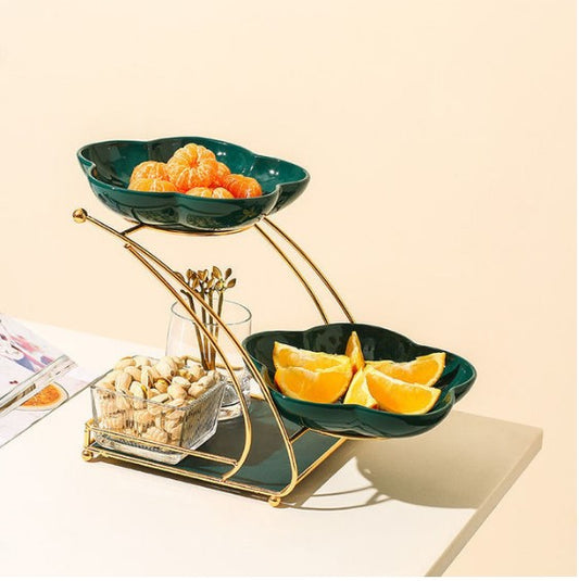 luxury drifruit tray, metal sarving stand, gold platted serving rack
luxury serving trac, dry frut stand, kitchen organizer rack gold
table center piece decor, 2 bowl serving try, sancks serving stand
luxury home decor pakestan, wholesal kitchen items, resaler dropship decor
decoration pieces for dining table, modern serveing stand, glass bowel rack