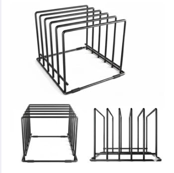 Heavy-Duty Kitchen Organizer Rack β Multi-Purpose Stand for Chopping Boards, Pot Lids, Plates & Bakeware β Space Saving Countertop Storage