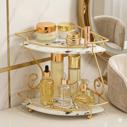 Luxury single tier corner shelf in Pakistan

Corner display shelf price in Pakistan

Buy luxury makeup organizer online Pakistan

Perfume stand for dressing table price Pakistan

Fancy lipstick holder online Pakistan

Orange and cream theme bedroom items Pakistan