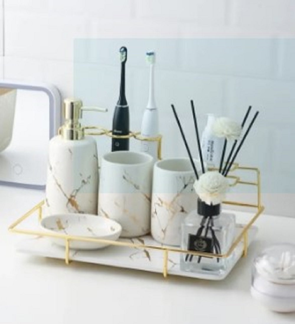 Electric Toothbrush Toothpaste Holder Cosmetic Stand Lipstick Makeup Brush Rack