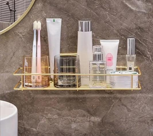 Luxury Round Golden Mirror Tray, Elegant Cosmetic and Jewelry Organizer, Premium Decorative Vanity Tray with Mirror Base for Perfume and Makeup Display