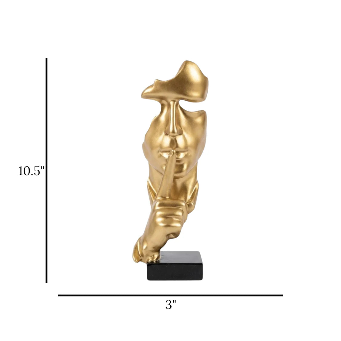 Buy thinker face statue online Pakistan

Elegant golden face figurine with price

Modern luxury table decor items Pakistan

Premium quality resin thinking man gold sculpture

Unique abstract face decoration pieces Pakistan

High-quality imported China golden thinker face showpiece

Buy stylish conceptual statues for office desk

Luxury lifestyle shelf display items cash on delivery

Bright gold royal thinking face ornament Pakistan

Beautiful detailed facial art sculpture with stable base