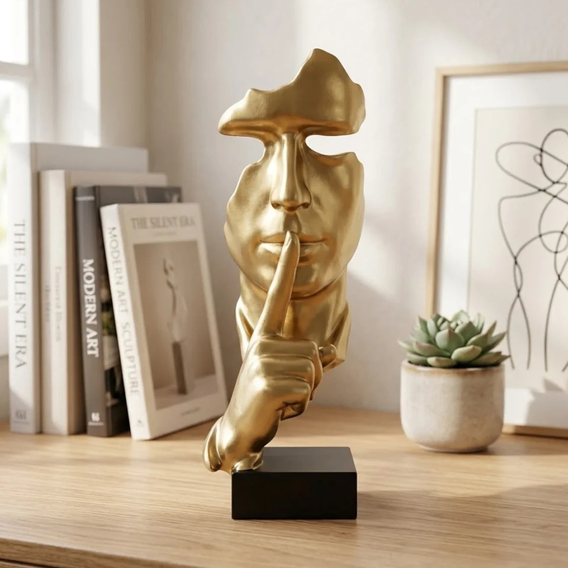 Golden face figurine Pakistan

China imported statue online

Table decor Pakistan wholesale online

Shiny gold human showpiece

Luxury office study table decoration

Thinker face statue price in Pakistan

Golden face figurine online Pakistan

Buy luxury table decor Lahore

China imported statues price in Karachi

Premium study lounge decor Islamabad

Online shopping imported decoration pieces Pakistan
Cubist style art statues online

Bright gold abstract figurines for shelf
