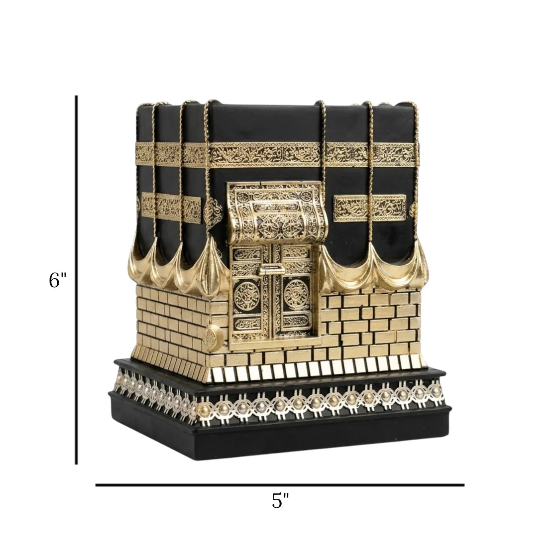 Abstract Islamic architectural sculpture

Metallic gold accented religious figurine

Holy sanctuary model home decor

Minimalist luxury prayer room accents

Textured resin holy Kaaba ornament

Table decor statue horse white 7.5"x6" china

High-end entryway console display items

Spiritual workspace styling props

Luxury lifestyle tabletop figurines

Detailed square mosque model resin
Islamic Kaaba statue price in Pakistan

Resin Kaaba medium online Pakistan

Buy luxury Islamic decor Lahore

China imported K