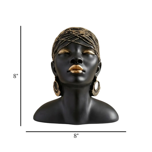 Black female figurine Pakistan

China imported statue online

Table decor Pakistan luxury items

Black and gold lady showpiece

Luxury salon vanity table decoration

Drawing room console centerpieces

Premium room styling ornaments

Majestic abstract lady busts

Minimalist dynamic human figurines

Aesthetic bedroom decoration item