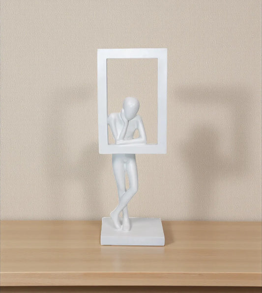White rectangle sculpture Pakistan

Abstract man figurine online

Table decor Pakistan luxury items

Geometric frame human showpiece

Modern minimalist home decoration

Living room console centerpieces

Nordic style human statues

Imported room decoration ornaments

Premium white resin sculptures

Standing man statue price in Pakistan

White rectangle sculpture online Pakistan

Buy luxury table decor Lahore

China imported accents price in Karachi

Premium lounge room decor Islamabad

Online shopping import