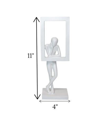 Buy standing man rectangle statue online Pakistan

Elegant white abstract man figurine with price

Modern luxury table decor items Pakistan

Premium quality matte white geometric frame sculpture

Unique human inside box decoration pieces Pakistan

High-quality imported China minimalist showpiece

Buy stylish abstract statues for entryway console

Luxury lifestyle shelf display items cash on delivery

Standing figurine in white frame desk ornament Pakistan

Beautiful detailed conceptual art sculpture with st