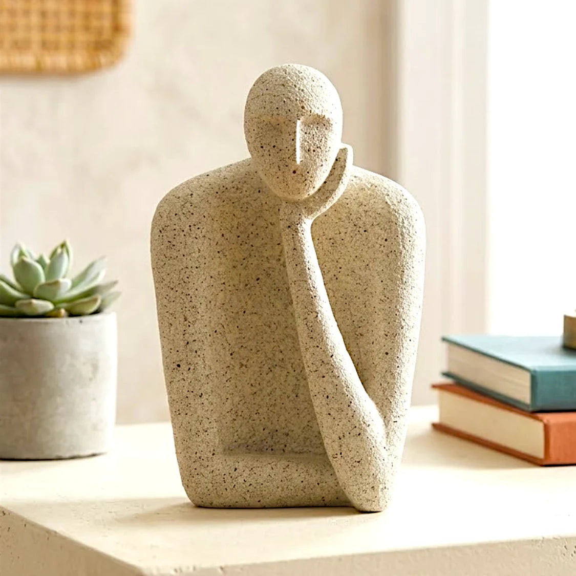 Deep thinker statue price in Pakistan

Abstract human figure decor online Pakistan

Buy luxury table showpieces Lahore

Golden and white decoration pieces price in Karachi

Premium office table decor Islamabad

Modern home decor items price in Pakistan
Sochne wala statue room decor ke liye

Desk par rakhne wala unique white showpiece

Sasta aur premium luxury table items online

White aur golden abstract decoration piece