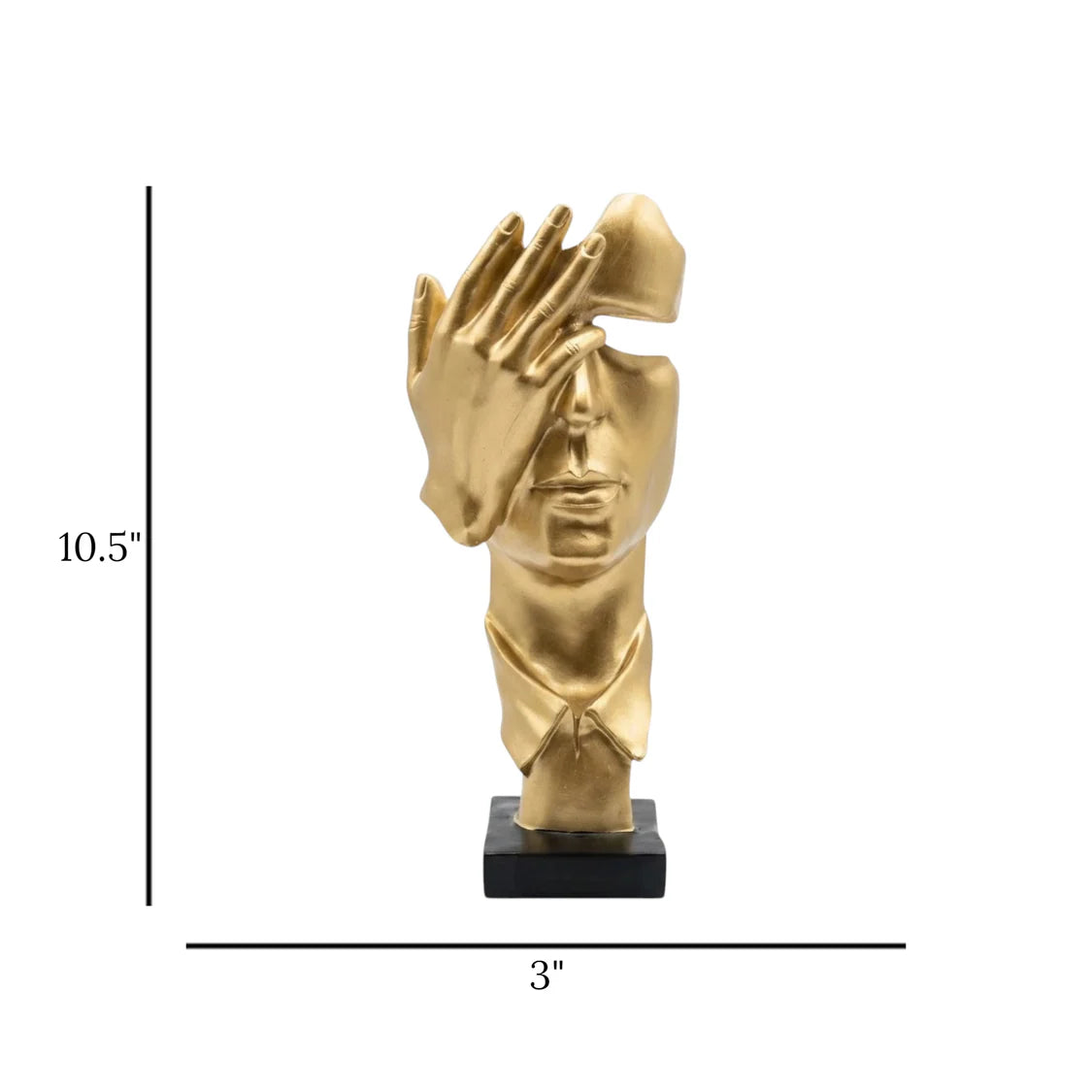 hinker face statue golden face figurine china imported statue table decor pakistan

High quality fully golden thinking man showpiece china

Unique single face gold figurine table decor pakistan

Imported golden thinker bust with flat base

Premium metallic shiny gold thinking face COD