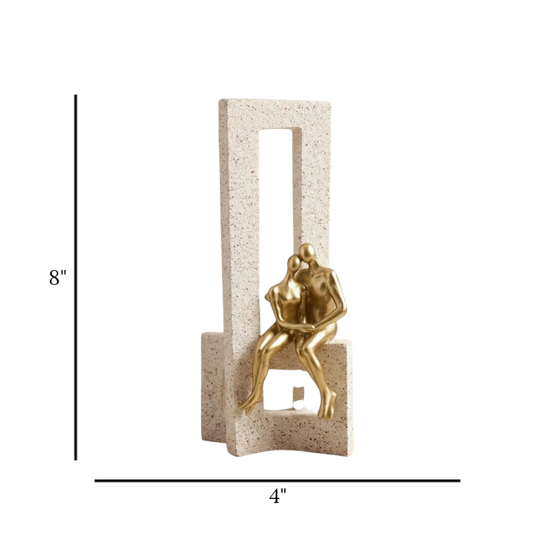 Buy couple terrazzo statue online Pakistan

Elegant white gold terrazzo frame figurine with price

Modern luxury table decor items Pakistan

Premium quality white speckled resin relationship sculpture

Unique husband and wife decoration pieces Pakistan

High-quality imported China couple showpiece

Buy stylish abstract statues for bedroom side table

Luxury lifestyle shelf display items cash on delivery

Romantic couple in geometric white frame desk ornament Pakistan

Beautiful detailed conceptual love scul
