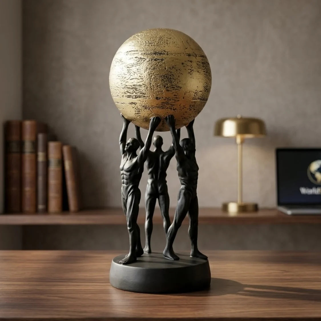 Teamwork globe figurine Pakistan

Black gold globe sculpture online

Table decor Pakistan luxury items

Black and gold team success showpiece

Luxury office executive desk decoration

Drawing room console centerpieces

Premium room styling ornaments

Majestic global vision sculptures

3 men carry globe statue price in Pakistan

Teamwork globe figurine online Pakistan

Buy luxury table decor Lahore

China imported statues price in Karachi

Premium office table decor Islamabad

Online shopping imported decora