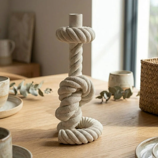 White candle holder Pakistan

Twisted rope decor online

Table decor Pakistan luxury items

Modern dining table candle centerpieces

Minimalist resin candle stands

Cozy living room decoration pieces

Nordic style knot candle holders

Premium room styling ornaments

Rope candle stand price in Pakistan

White candle holder online Pakistan

Buy luxury table decor Lahore

Twisted rope decor price in Karachi

Premium cozy lounge accessories Islamabad

Online shopping imported candle holders Pakistan