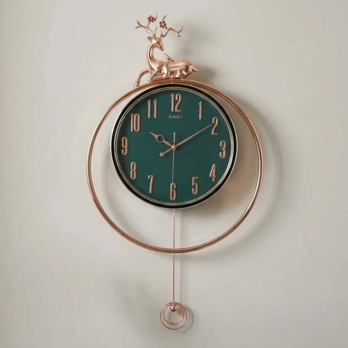 Green pendulum clock online

Emerald deer clock Pakistan

China imported clock online

Royal green gold wall clocks

Luxury salon vanity wall decoration

Main TV lounge centerpieces

Premium home styling timepieces

Majestic moving pendulum clocks
Deer wall clock price in Pakistan

Green pendulum clock online Pakistan

Buy luxury wall decor Lahore

China imported clocks price in Karachi

Premium lounge room wall decor Islamabad

Online shopping large imported clocks Pakistan