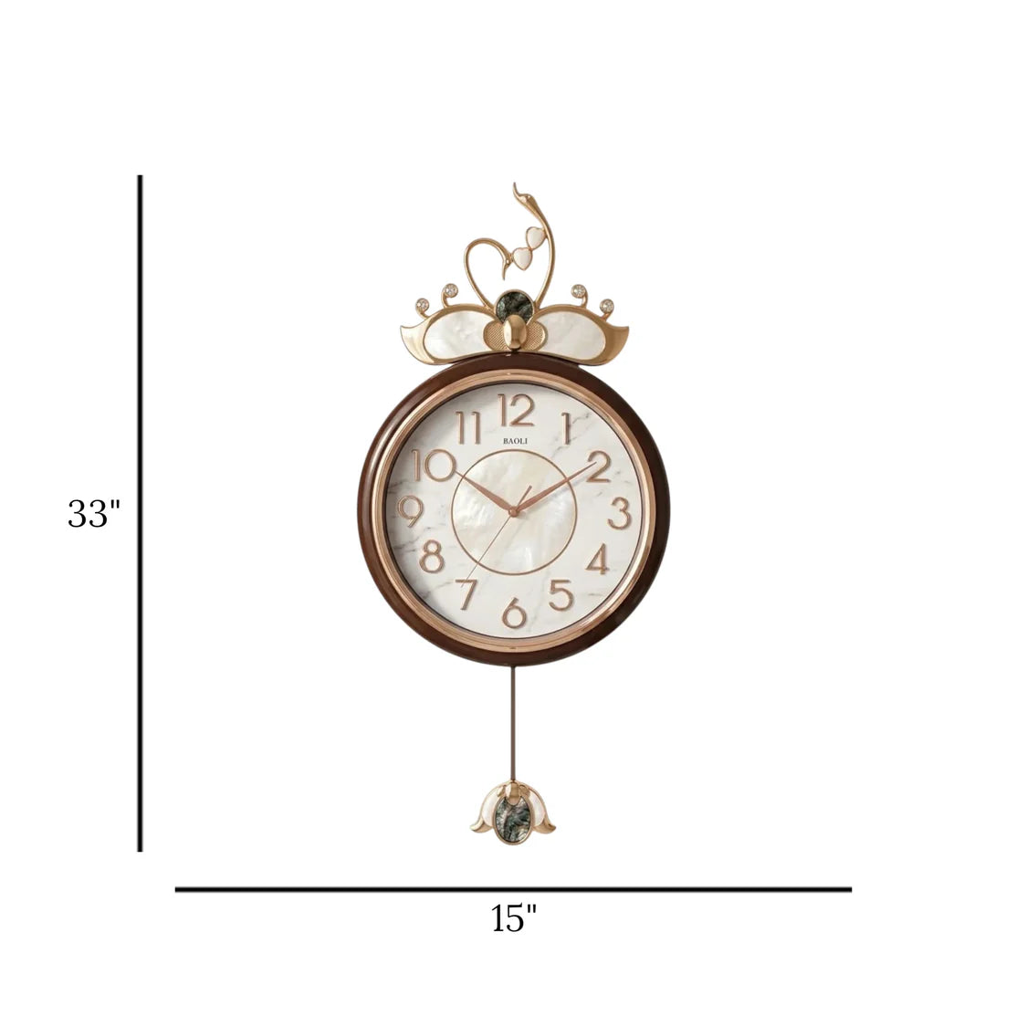 Buy fancy swan clock online Pakistan

Elegant crown pendulum wall clock with price

Modern luxury royal white gold home decor clocks Pakistan

Premium quality silent quartz swan frame clock

Unique crown motif wall decoration pieces Pakistan

High-quality imported China royal gold clock

Buy stylish big sized clocks for drawing room wall

Luxury lifestyle home display items cash on delivery

Elegant gold crown luxury bedroom clock Pakistan

Beautiful detailed vertical swan clock with stable hanging
