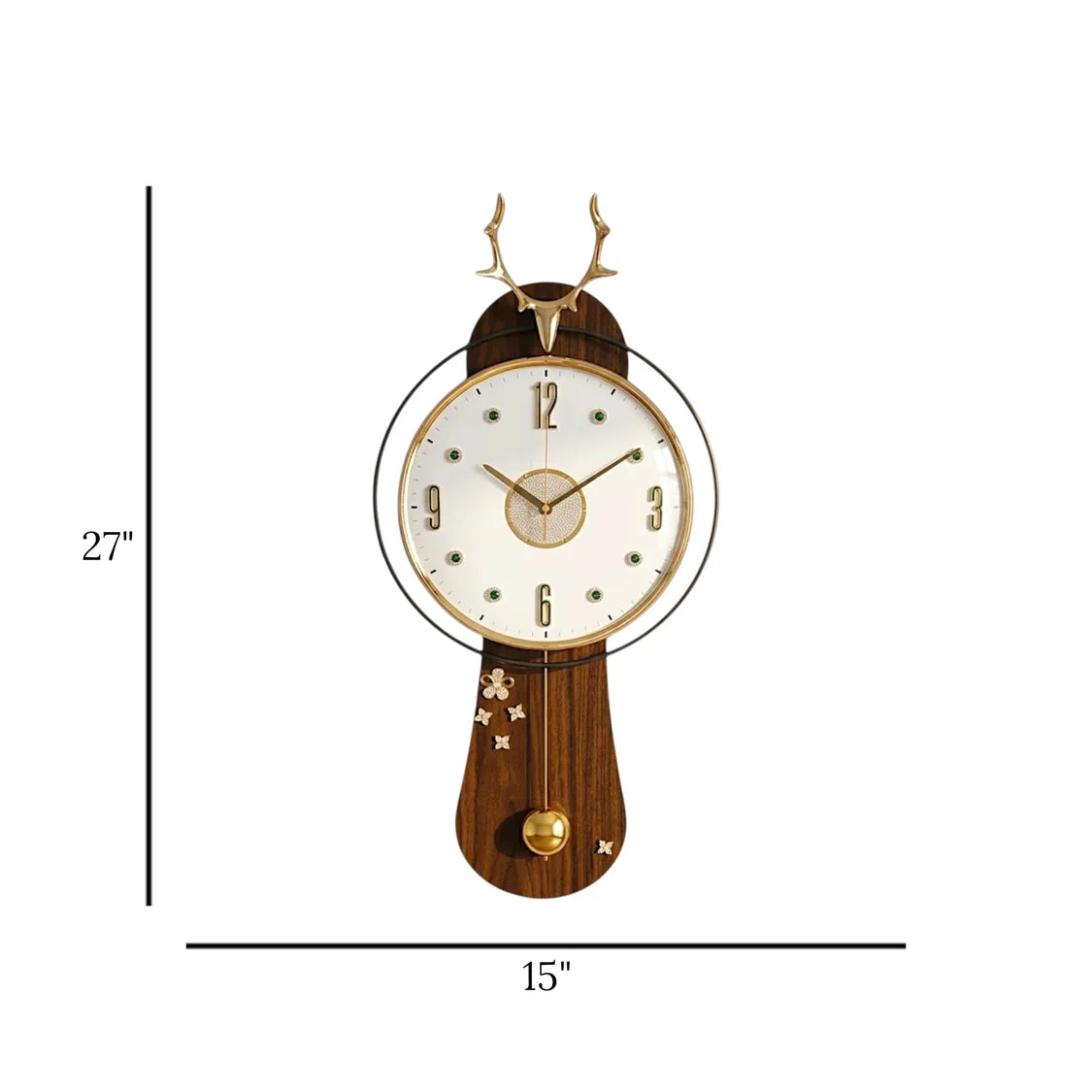 Buy decorative wall clock online Pakistan

Elegant wood metal pendulum clock with price

Modern luxury white brown gold home decor clocks Pakistan

Premium quality silent quartz mixed material clock

Unique architectural wall decoration pieces Pakistan

High-quality imported China royal gold clock

Buy stylish big sized clocks for drawing room wall

Luxury lifestyle home display items cash on delivery

Elegant white and gold luxury office clock Pakistan

Beautiful detailed vertical metal clock with stable h
