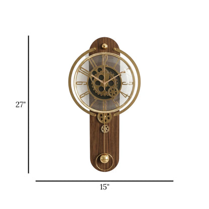 Buy steampunk gear clock online Pakistan

Elegant 27x15 size pendulum wall clock with price

Modern luxury walnut brown home decor clocks Pakistan

Premium quality silent quartz mechanical gear clock

Unique moving parts wall decoration pieces Pakistan

High-quality imported China royal gold clock

Buy stylish big sized clocks for drawing room wall

Luxury lifestyle home display items cash on delivery

Walnut brown metallic gold luxury clock Pakistan

Beautiful detailed vertical skeleton clock with stable h