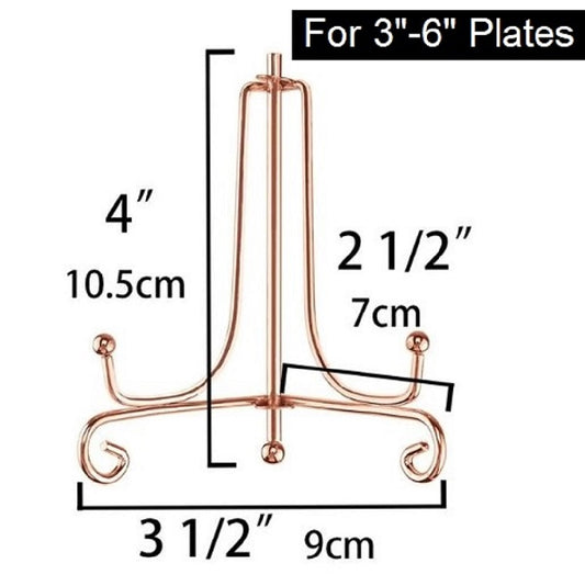 4 inch micro metal display stand iron easel mini card photo holder by Decore Wholesale