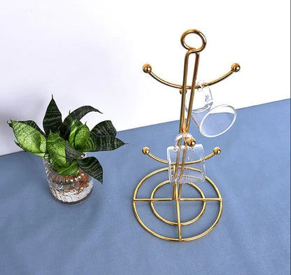 Luxury Decore Whole Sale cup holder mug and cup stand on a stylish food platter with multiple compartments for organization.