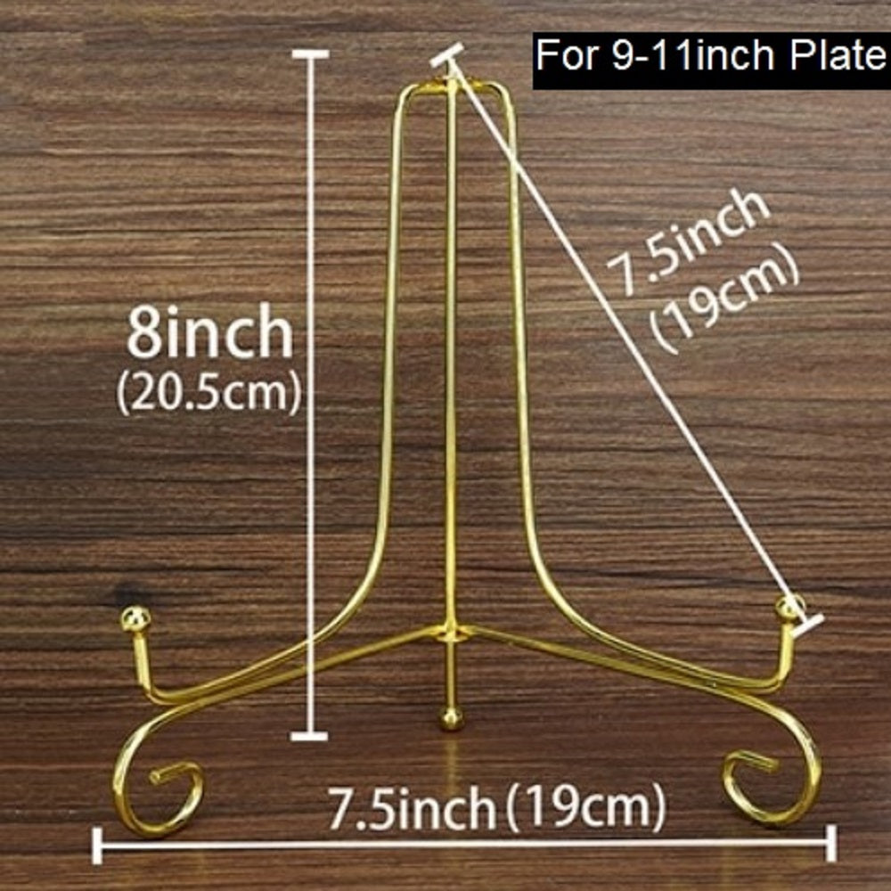 Premium 8 inch metal display stand iron easel plate holder by Decore  Wholesale iron stand wholesale

plate display stand supplier

wholesale decoration items