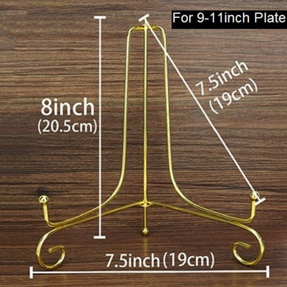 Premium 8 inch metal display stand iron easel plate holder by Decore  Wholesale iron stand wholesale

plate display stand supplier

wholesale decoration items