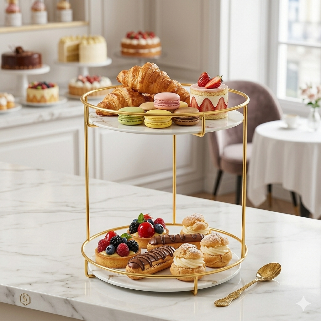 Jewelry Tray Double-deck Cosmetics Storage Tray