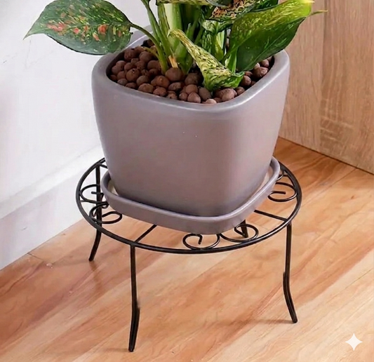 Gold plant stand, floor iron pot holder, 8 inch diameter rack, 3 inch height planter riser, luxury garden decoration items, balcony flower pot stand, single tier metal pot holder, premium shiny gold planter rack, indoor plant display base, sturdy iron wire pot stand, minimalist flower pot elevator, rustproof patio planter stand, elegant living room plant base, decorative scroll wire rack, heavy duty pot support, small space plant tower, tabletop flower vase stand, anti scratch floor plant rack, chic househo