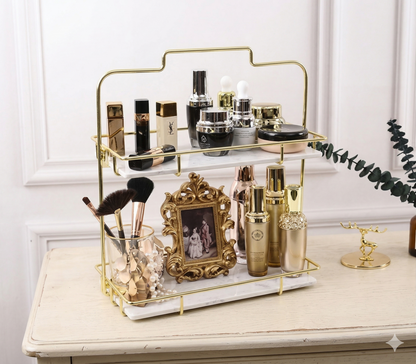 2-Tier Serving Tray – Modern Dining & Party Display Stand
