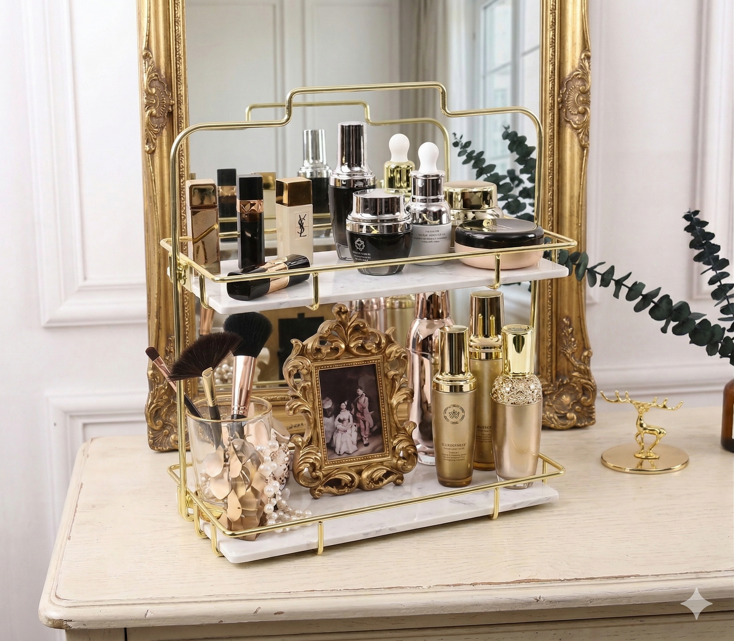 2-Tier Serving Tray – Modern Dining & Party Display Stand