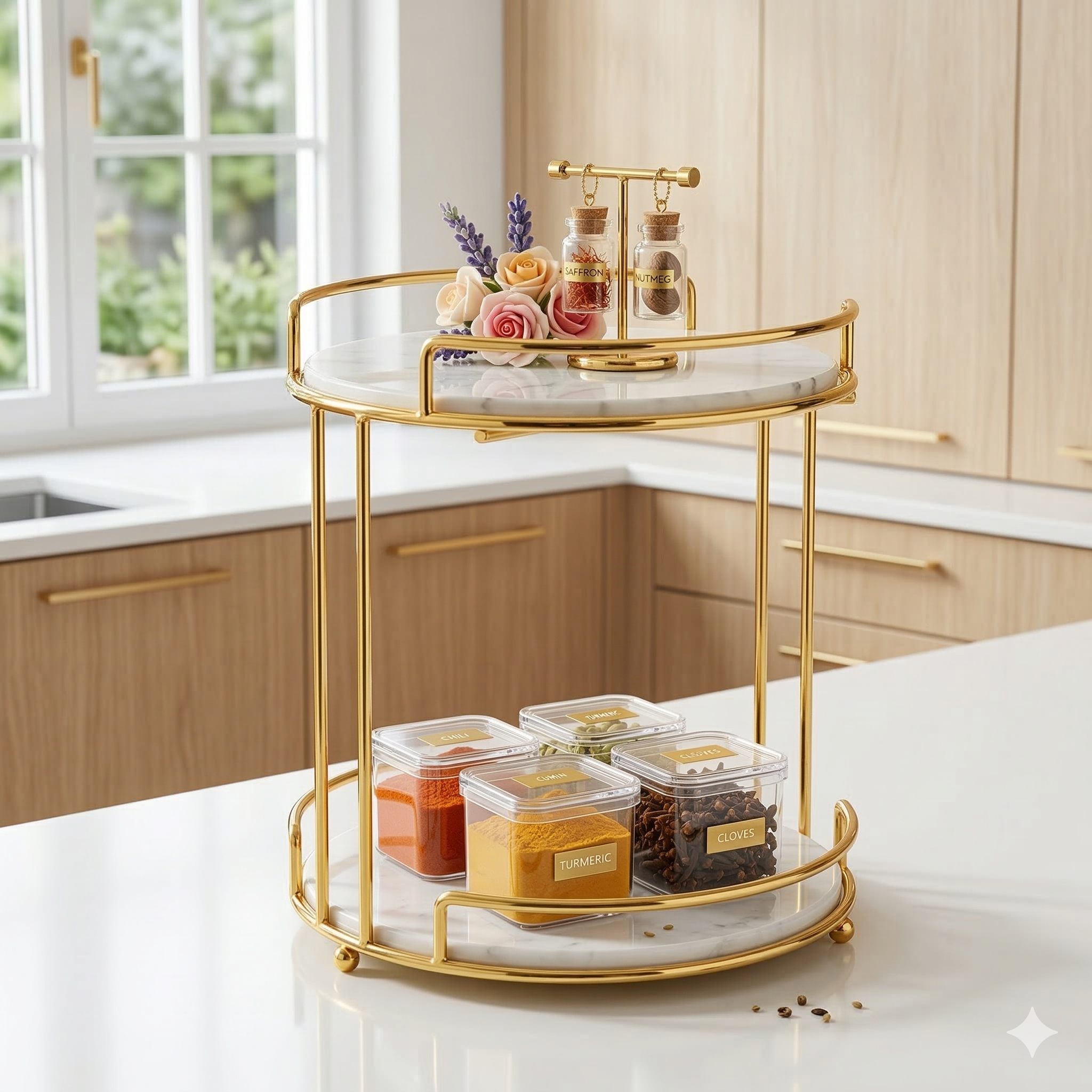 Jewelry Tray Double-deck Cosmetics Storage Tray
