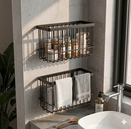 Wall Mounted Storage Baskets

Black Metal Wire Rack

Bathroom Shower Caddy Black

Towel Storage Basket

Rust-Proof Iron Wire Shelf

Industrial Look Home Decor

Matte Black Powder Coating Rack

Space Saving Bathroom Organizer

Wall Hanging Toiletry Rack

Breathable Wire Mesh Basket

Aesthetic Bathroom Decor

Heavy-Duty Metal Organizer

Deewar Par Lagnay Wala Rack

Black Wire Baskets for Storage

Modern Home Decor Storage Solutions

Home Organization Racks Pakistan

Hanging Cosmetic Shelf

Minimalist Wall Sto