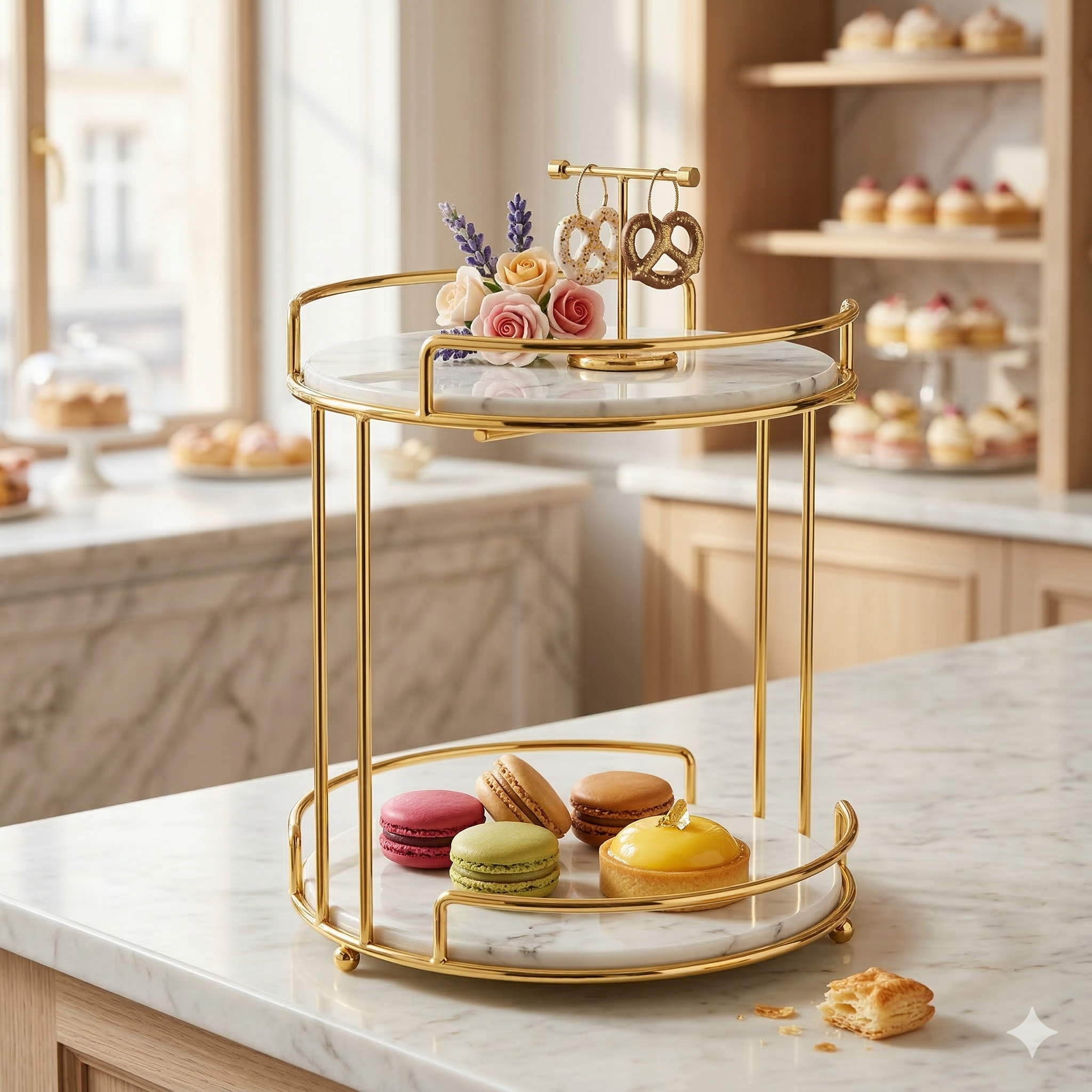 Jewelry Tray Double-deck Cosmetics Storage Tray