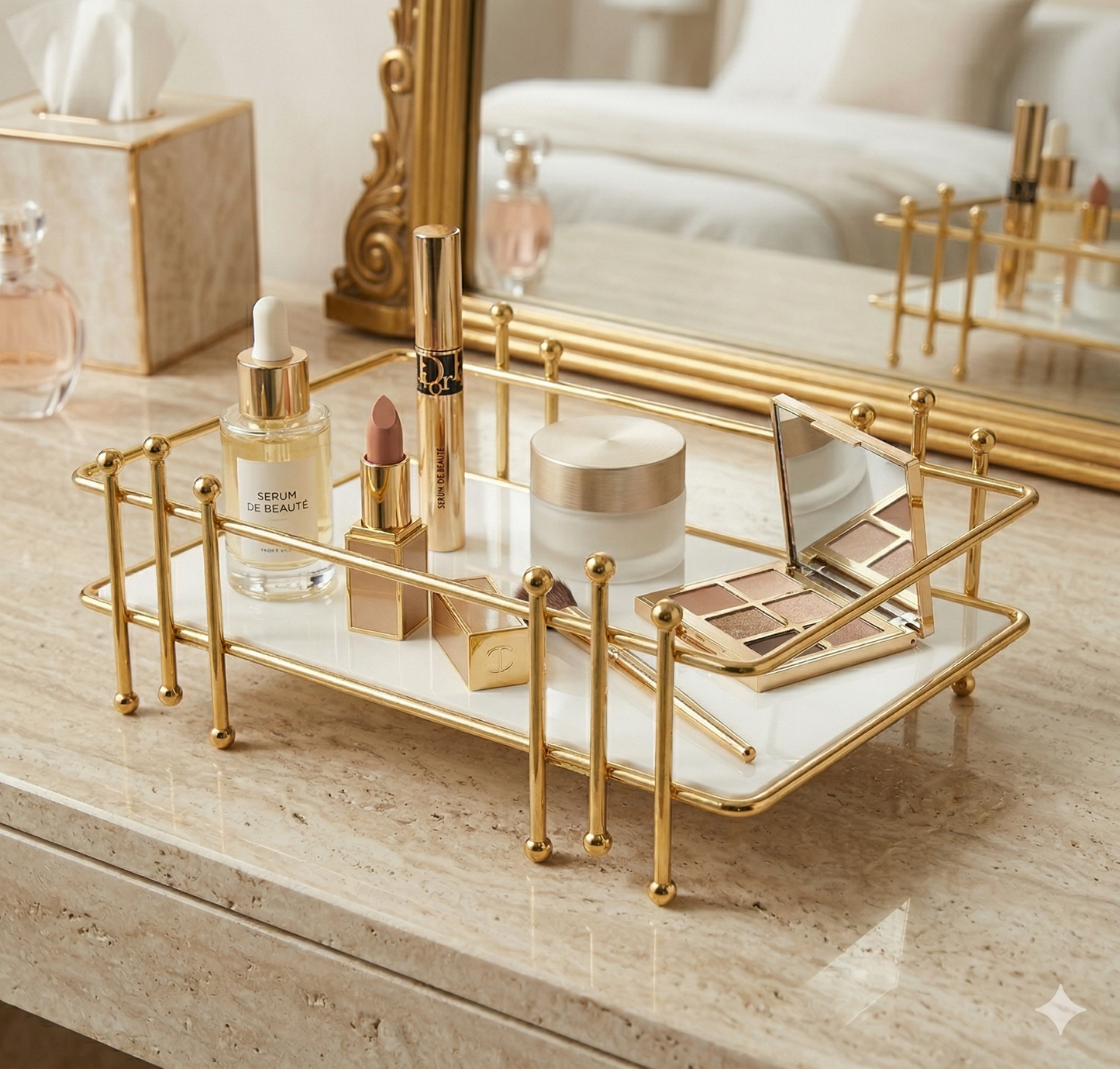 Luxury Organizer Gold Multi-Purpose Rack

Luxury Perfume Display

Dressing Table Organizer

Shiny Gold Makeup Tray

Royal Look Home Decor

Cosmetic Storage Rack

Elegant Vanity Tray

Minimalist Metal Rack

Tabletop Gold Organizer

Premium Makeup Stand

Aesthetic Room Styling

Gold Finish Storage

Perfume Tray Pakistan

Modern Dressing Table

Jewelry Display Tray

Fancy Room Decor

Gold Plated Organizer

Stylish Makeup Holder

Luxury Gifts For Her

Decore Wholesale Special