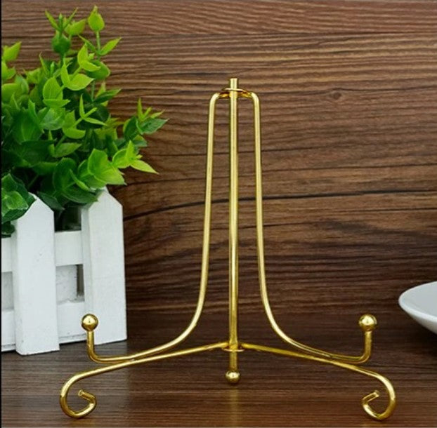 1x 8 inch Display Stand Iron Easel Plate Display Photo Holder Stand