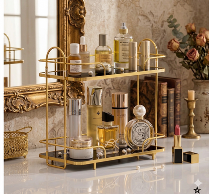 Luxury Makeup Organizer Golden Cosmetic Organizer

2 Tier Makeup Rack

Perfume Storage Shelf

Dressing Table Decor

Luxury Vanity Tray

Makeup Stand Pakistan

Gold Metal Organizer

Skincare Display Stand

Double Layer Rack

Cosmetic Storage Box

Bathroom Vanity Shelf

Tabletop Organizer Gold

Aesthetic Makeup Storage

Girls Room Decoration

Makeup Tray Online

Premium Beauty Rack

Metal Storage Shelves

Stylish Makeup Holder

Bedroom Decor Items

Do Manzilla Rack