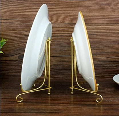 1x 12 inch Display Stand Iron Easel Plate Display Photo Holder Stand