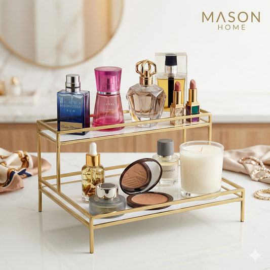 2-Tier Makeup Organizer 2 Tier Golden Organizer

Double Decker Makeup Rack

Luxury Perfume Stand

Skincare Display Shelf

Gold Vanity Storage

Anti-Rust Metal Rack

Dressing Table Organizer

High-Gloss Gold Decor

Compact Space Storage

Premium Makeup Stand

Aesthetic Room Decor

Jewelry Organizer Gold

Vanity Table Accessories

Professional Makeup Setup

Gold Finish Rack

Stylish Skincare Holder

Bedroom Decor Items

Modern Vanity Display

Luxury Gift for Her

Decore Wholesale Organizer