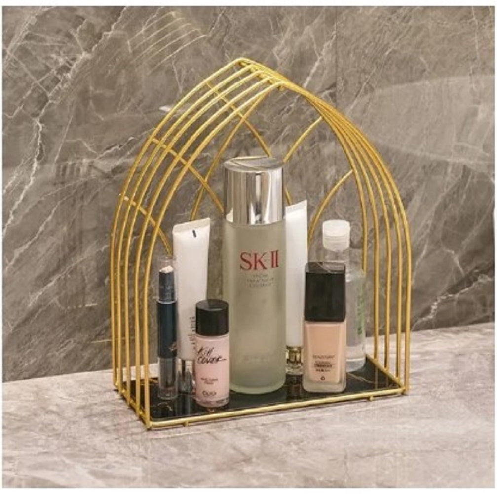  makeup organizer and premium perfume display rack for dressing table vanity.