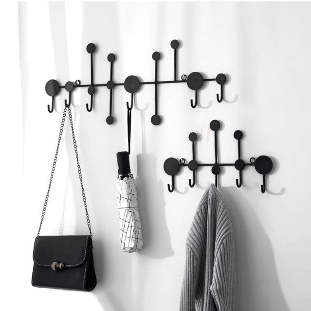 Wall Hook Organizer – Luxury Metal Hanger for Coats, Bags & Keys