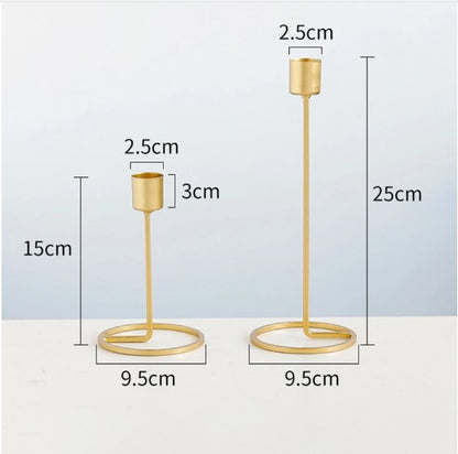 2pcs minimalist kendle holder, metalic candelstick set, room decoration items pakestan

minimal gold candle stend pair, modern dinner table center peace, wholesale room decor products

fancy stand for long mombatti loop, luxury pair candle rack, decorewholesale.com dropship portal