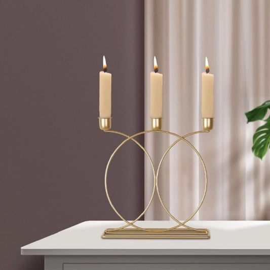 Candle Holder Candlestick Props Candelabra for Wedding Tabletop Decor