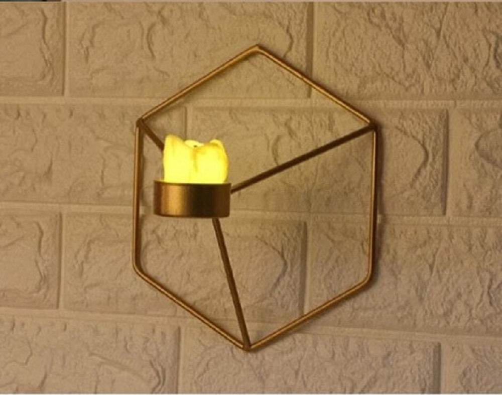 Luxury decorative wall hook candle holder by Decore Whole Sale, featuring a stylish candle hanger for elegant home decor.