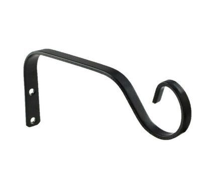 Wall-Mounted Plant Hanging Bracket – Heavy-Duty Metal Hook for Hanging Plants, Lanterns & Wind Chimes (Classic Black Finish)