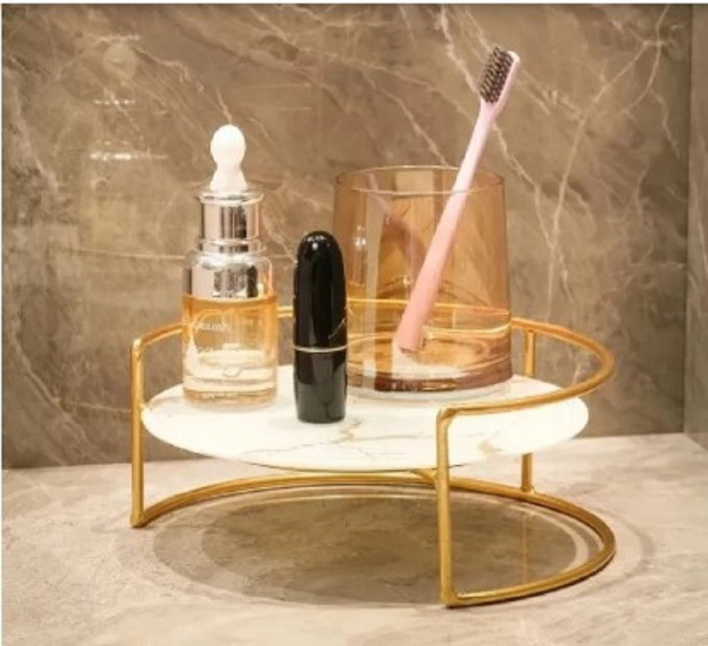 Iron Art Nordic Style Rack Lipstick Perfume Cosmetic Skin Care Product Storage Rack Finishing Table Rack