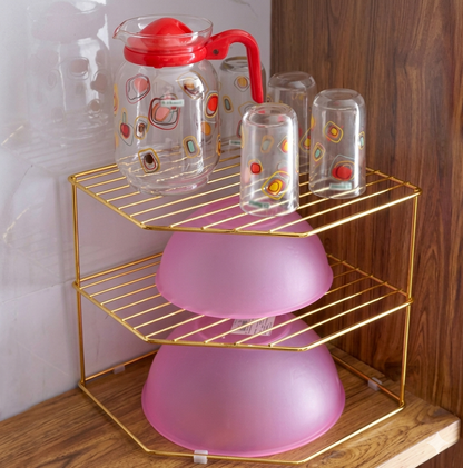 Golden Kitchen Organizer