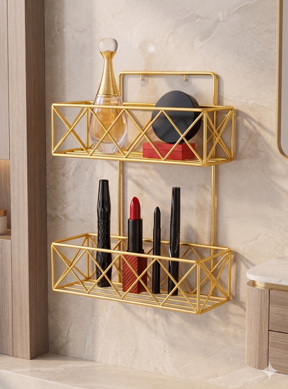makeup storage rack
